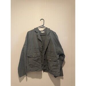 Coco + Jaimeson Distressed Military Style Jacket XL